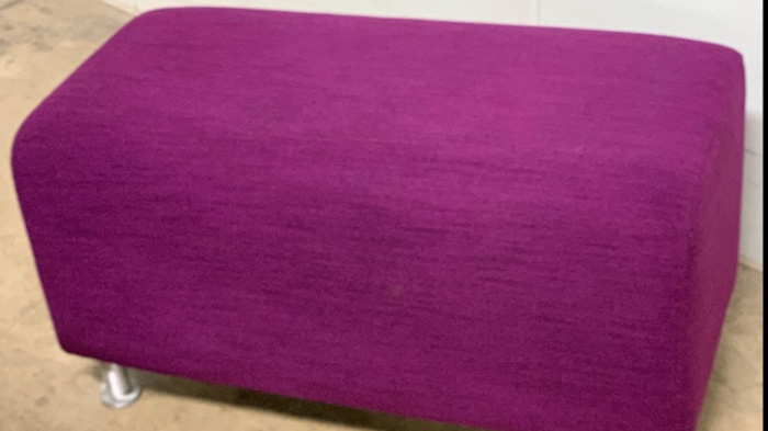 Steelcase Turnstone Alight Bench Ottoman – Purple
