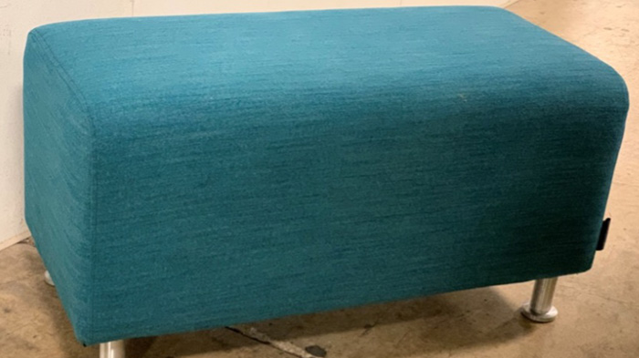 Steelcase Turnstone Alight Bench Ottoman – Teal