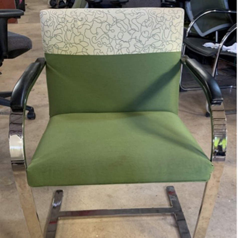 David Edward Side Chair with Sled Base